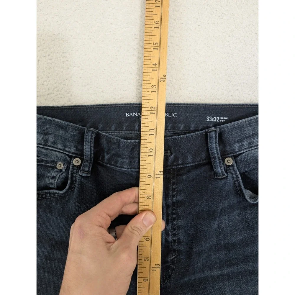 Banana Republic The Traveler Slim Jeans‎ Men's 33x32 Blue Premium Feel Stretch
